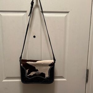 Cowhide Patterned Women's Bag